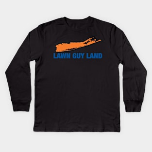 Lawn Guy Land Kids Long Sleeve T-Shirt